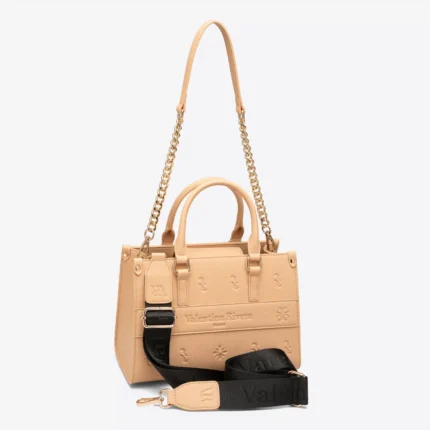 Bolso Carlotta Beige Camel - Mini tote bag - Valentina Rivera - Imagen 4