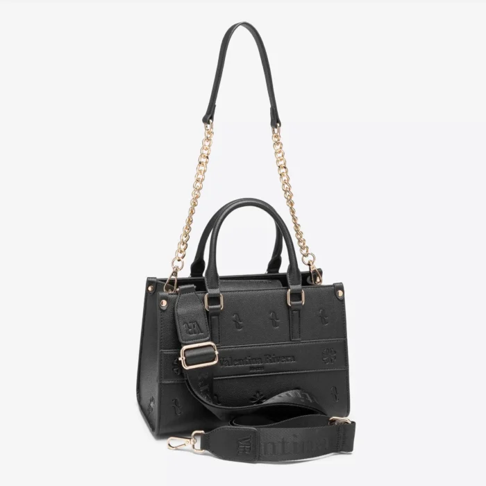 Bolso Carlotta Negro - Mini tote bag - Valentina Rivera - Imagen 4