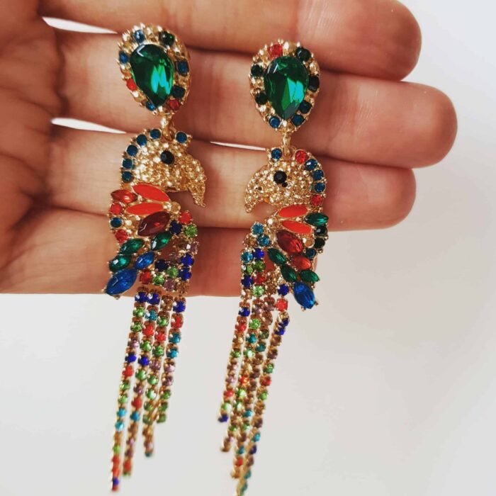 Pendientes papagayo colores - Colette - Imagen 1