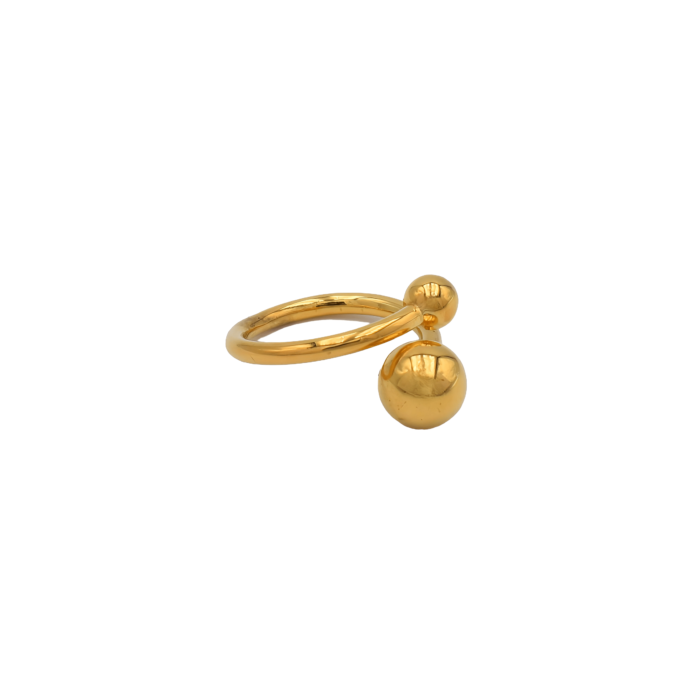 Anillo Andrea chapado en Oro amarillo - Imagen 2