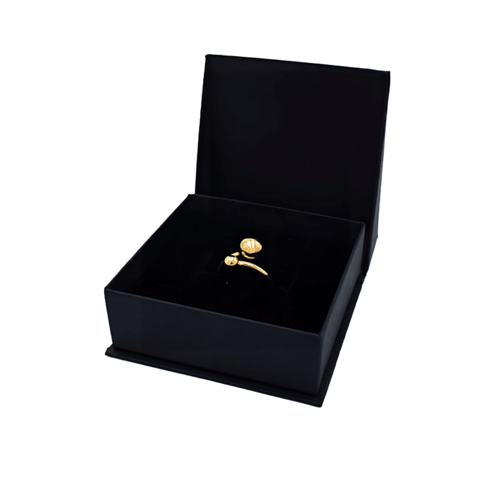 Anillo Andrea chapado en Oro amarillo - Imagen 4