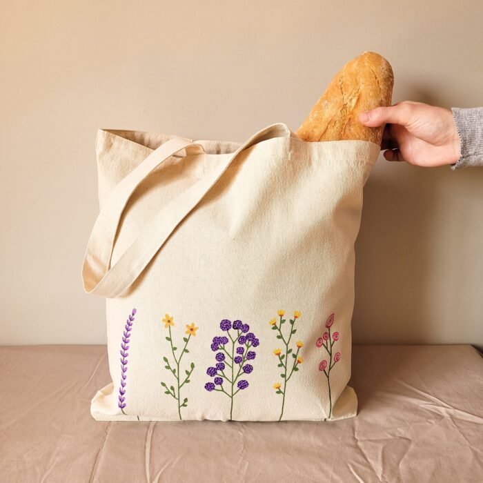 Tote Bag Aesthetic Flora Eco - Limeteart - Imagen 1