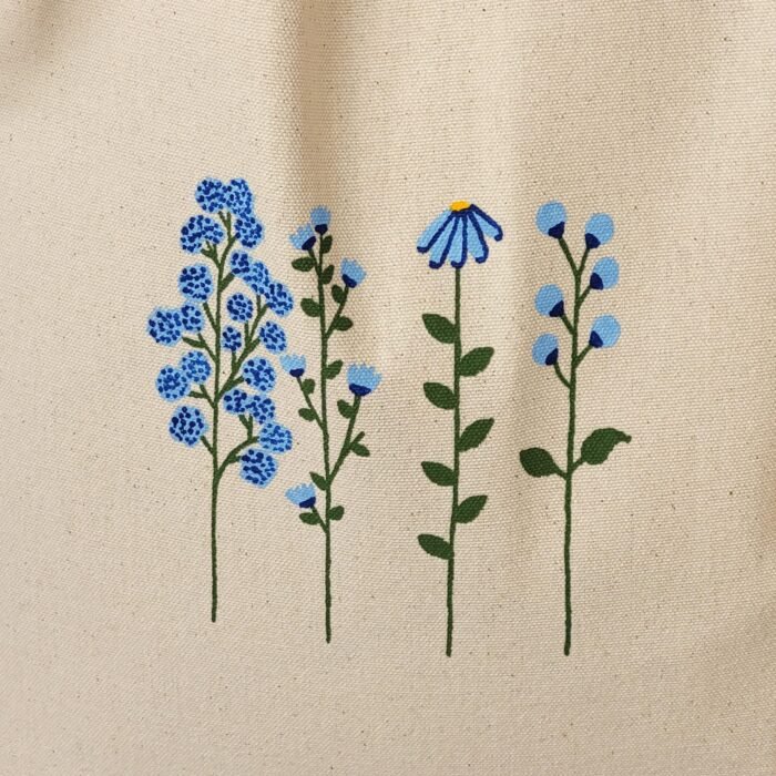 Bolsa De Tela Flora - Limeteart - Imagen 3
