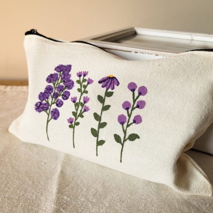 Estuche De Tela - Neceser Para Maquillaje - Limeteart - Imagen 4