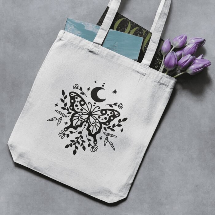 Bolsa De Tela De Mariposa Celestial - Limeteart - Imagen 2