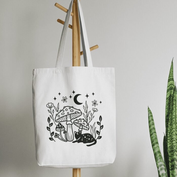 Tote Bag Negra Witchy - Limeteart - Imagen 8