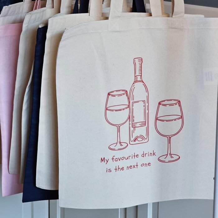 Tote Bag  Amante Del Vino - Limeteart - Imagen 4