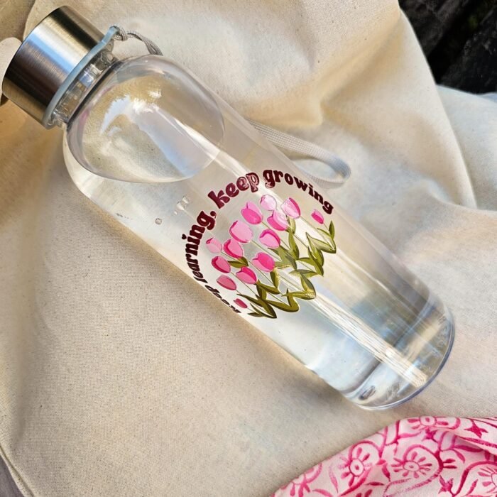 Botella Bonita "Keep Learning, Keep Growing" - Limeteart - Imagen 3
