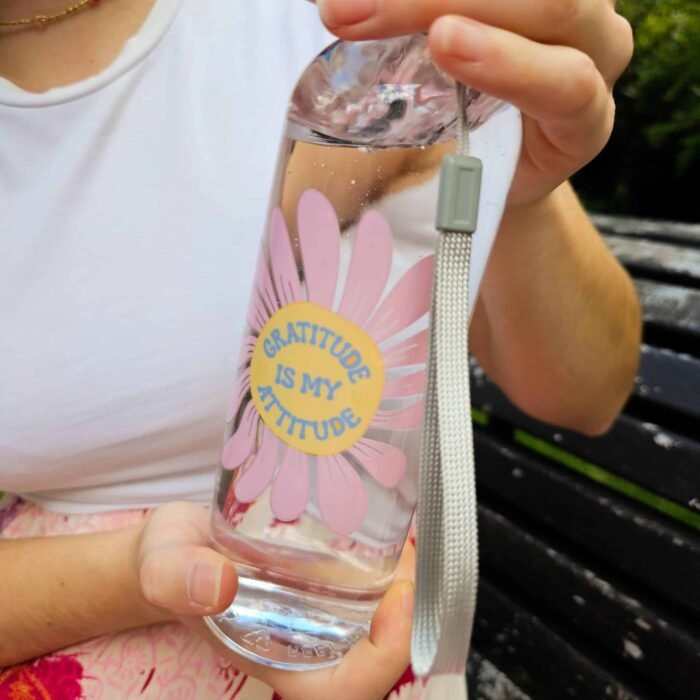 Botella Aesthetic "Grattitude Is My Attitude" - Limeteart - Imagen 7