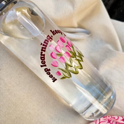 Botella Bonita "Keep Learning, Keep Growing" - Limeteart - Imagen 2