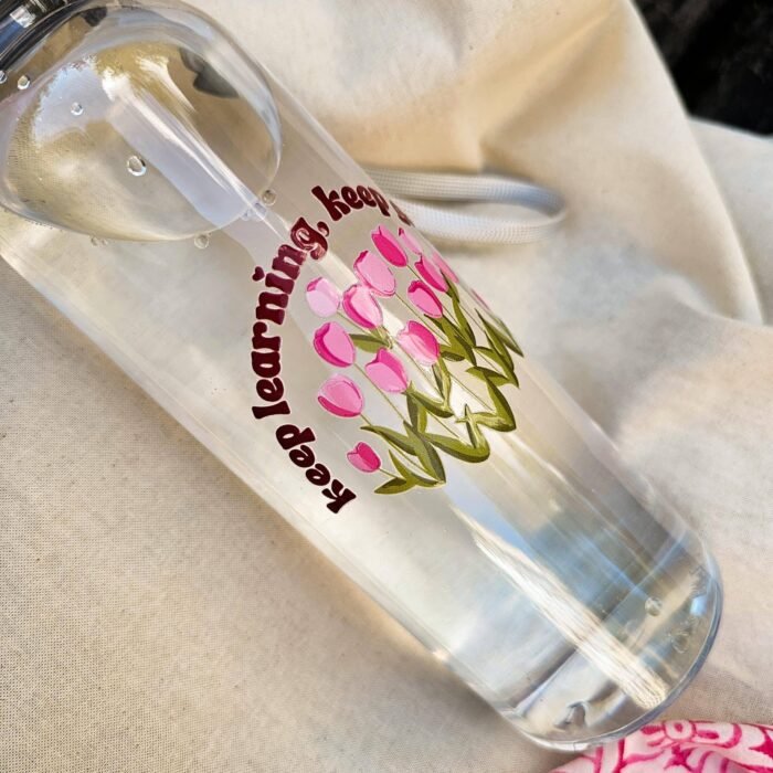 Botella Bonita "Keep Learning, Keep Growing" - Limeteart - Imagen 2