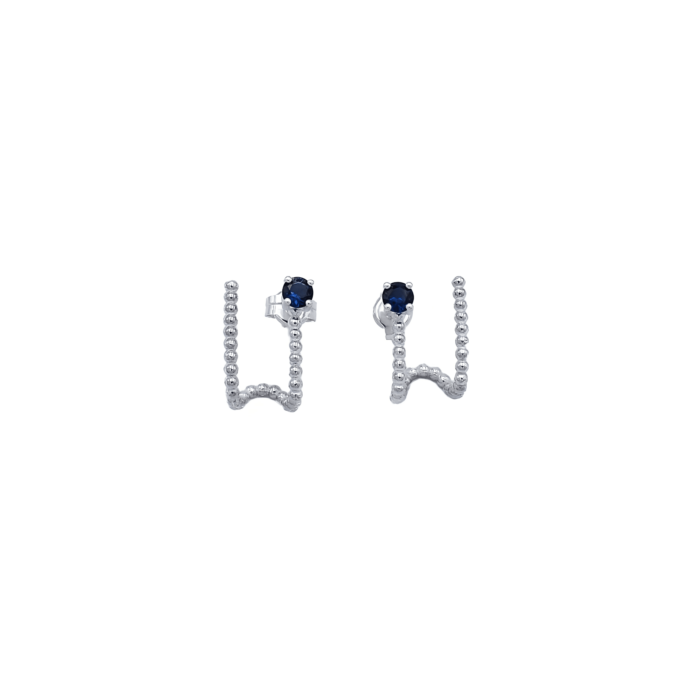 Pendientes Unique plata - Imagen 2