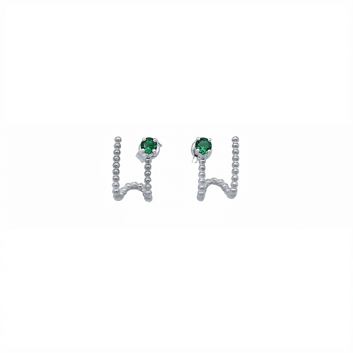 Pendientes Unique plata - Imagen 3