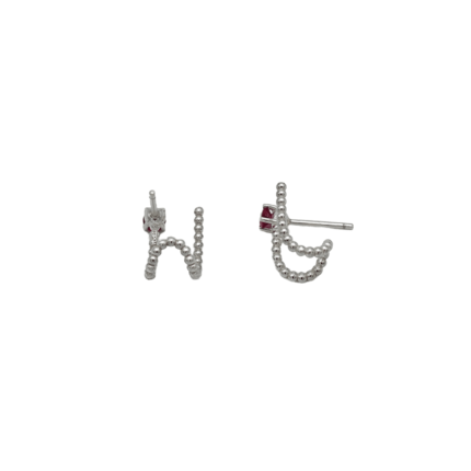 Pendientes Unique plata - Imagen 5