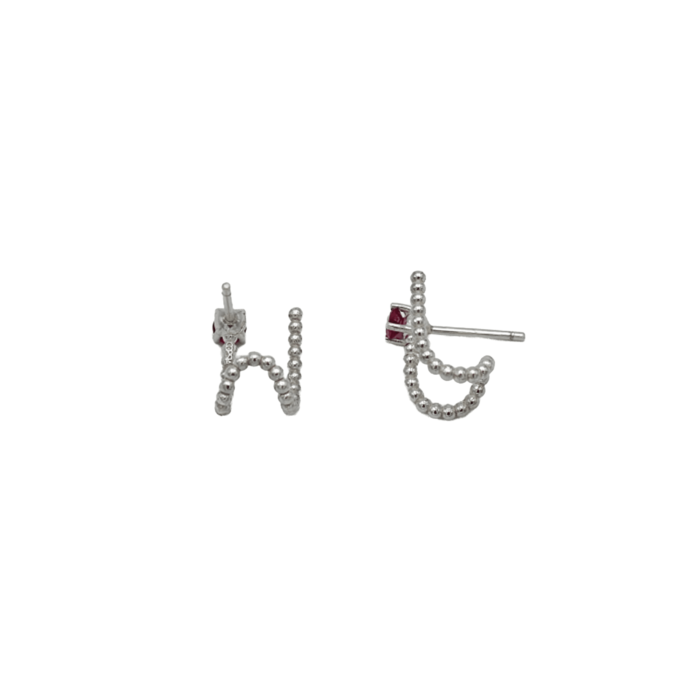 Pendientes Unique plata - Imagen 5