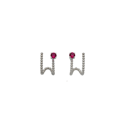 Pendientes Unique plata - Imagen 4