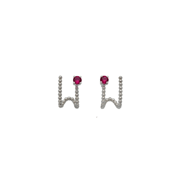 Pendientes Unique plata - Imagen 4