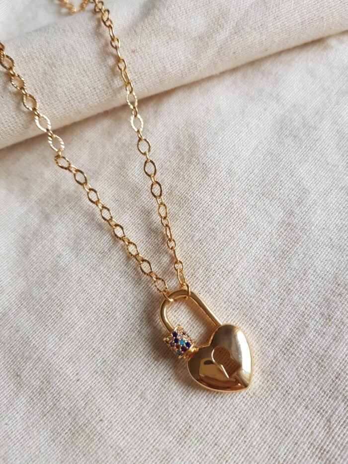 Collar Corazón locked (+ colores) - Colette - Imagen 1