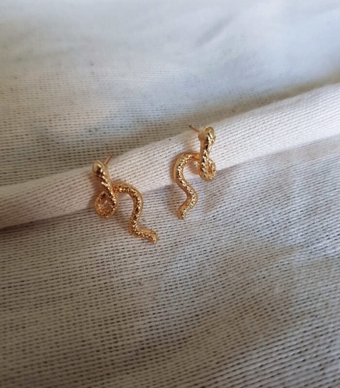 Pendientes serpiente nudo - Colette - Imagen 1
