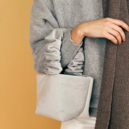 Bolso de asa corta Velvet Silver - Carmelos - Imagen 2