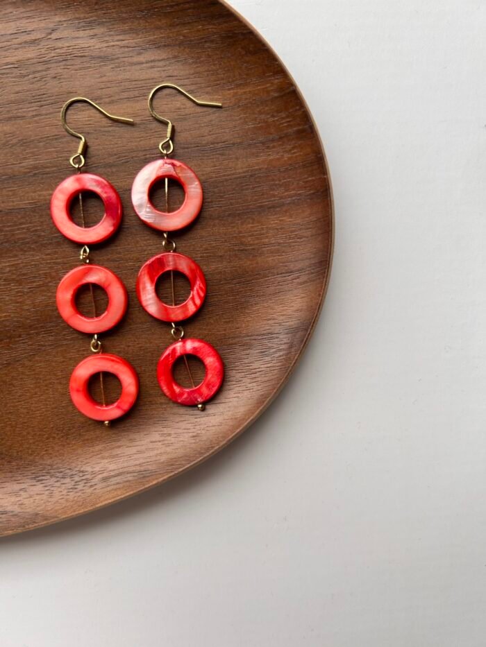Pendientes Aro Nácar - ThingsByEme - Imagen 1
