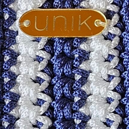 Bolso Enya azul marino/blanco - Unik - Imagen 5