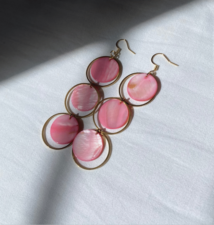 Pendientes largos aros - ThingsByEme - Imagen 1